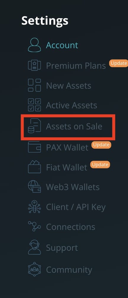Assets on Sale 
