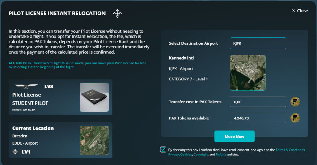 Pilot License – SimFly